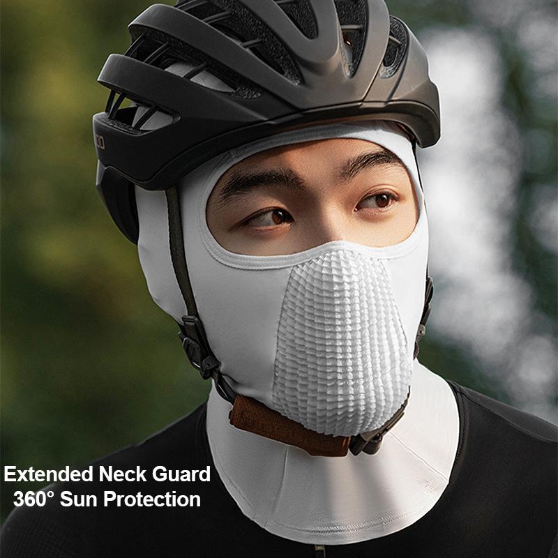 Motorrad- Sturmhaube Radfahren Atmungsaktiv Outdoor Helm-Inlay Sommer Sonnenschutz Kühlend Vollgesichts- Nackenschal Schnelltrocknend Sport
