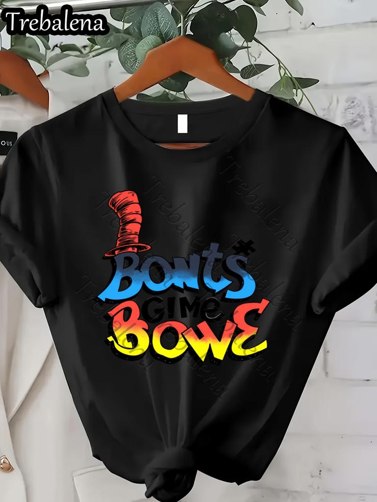 Be Who You Are Say What You Feel Teacher T Shirt  Loose Fit  Women'S Casual Round Neck T-Shirt Fashion Illustration Tee