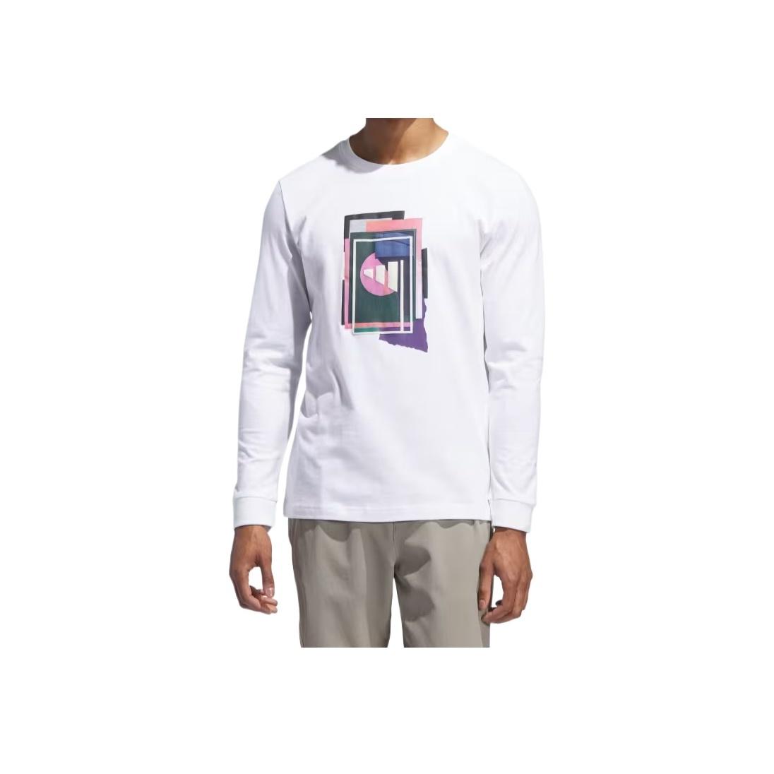 

Adidas Beyond The Course Fashionable Versatile Trendy Long Sleeve T-Shirt Men Tops JX1756 S