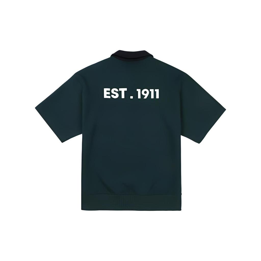 FILA Polo Shirts Unisex Green Polo Collar Moderate Straight Fit FS2TSF2111X-PIG