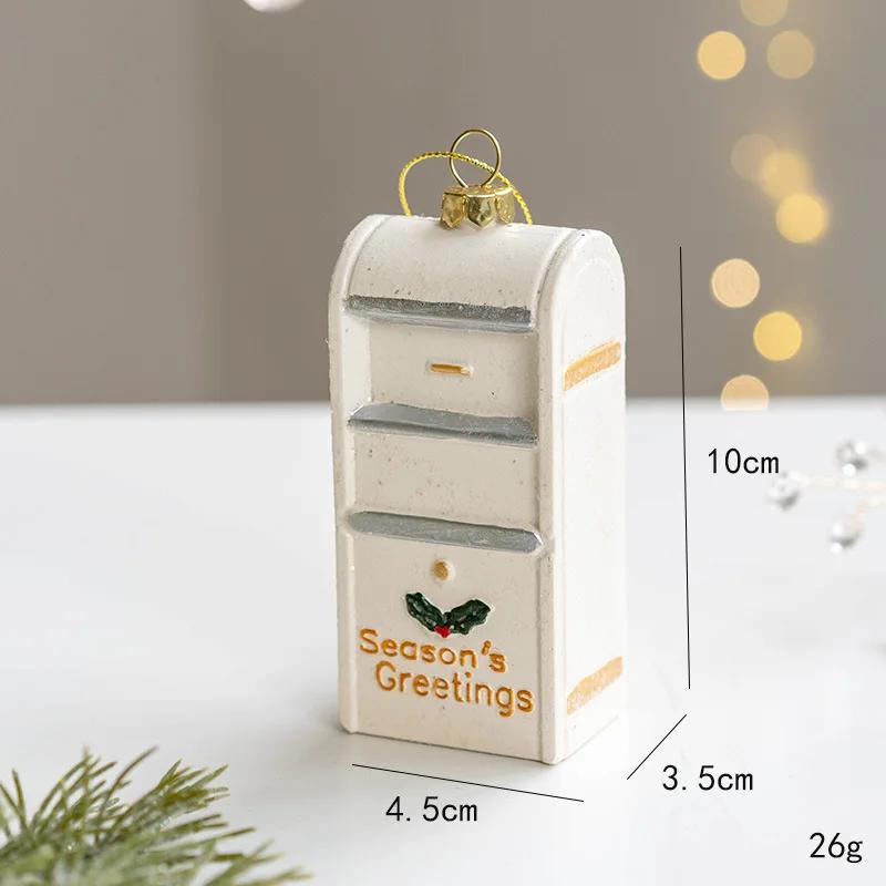 Christmas Creative Painted Special-shaped Platinum Pendant Christmas Decoration Nordic Christmas Tree Decoration Pendant Gift