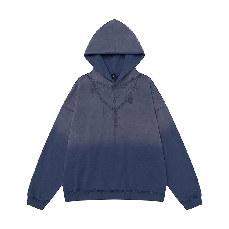 

Мужская толстовка с капюшоном #OVDY 2024 осень/зима — 430 г, стиральный порошок, необработанный край S