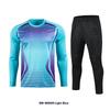Men and Boys Football Goalkeeper Suit, Trousers Suit, Long-sleeved Thickened Sponge Goalkeeper Suit, Soccer Football Uniform