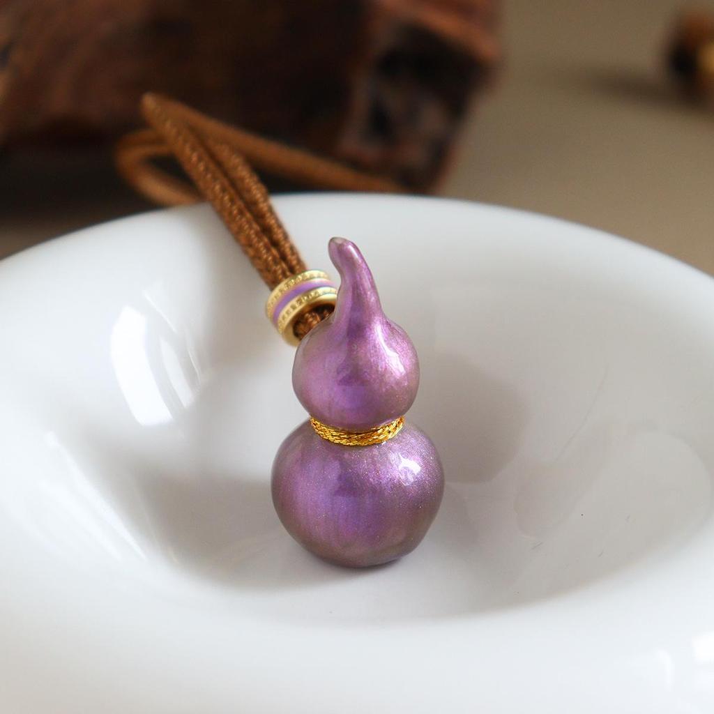 Dopamine Drip Colorful Gourd Necklace - Light Luxury Fashion Sweater Chain for Women, Spring/Summer Collection