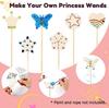 Handmade Wooden DIY Fairy Princess Wand for Kids