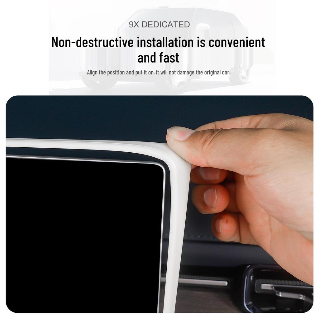 Zeekr 9X Screen Protector: Soft Silicone Anti-Collision Cover for Interior and Accessories.