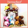 Adorável Camelo de Pelúcia Brinquedo Sino Ornamento Lembrança Animal de Pelúcia Fofo Chaveiro