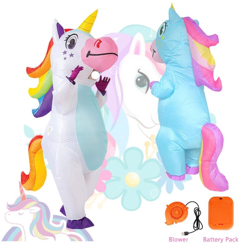 Inflatable Costume Unicorn Adult Halloween Party Cosplay Props Festival Dress
