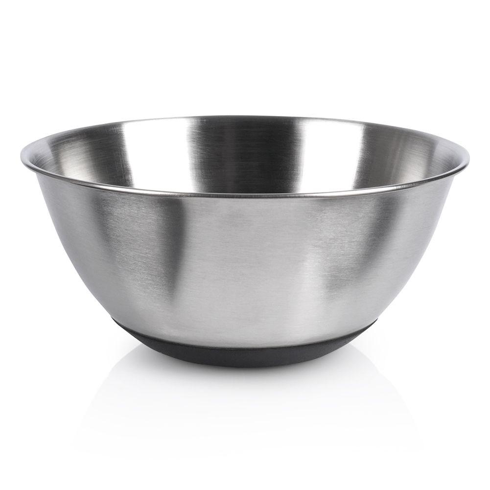 Miska kuchenna metalowa stalowa antypoślizgowa srebrna 15.5cm 700ml VILDE 259640