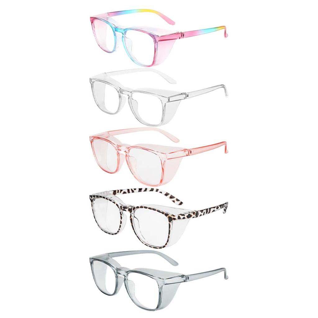 5PCS Anti-Fog Safety Glasses Blue Light Blocking Anti-Pollen UV400 Eye Protection Goggles for Men And Women