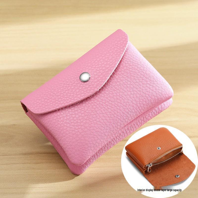 

Women s Multifunctional Leather Coin Purse & Card Holder - Large Capacity, Soft Leather Wallet for Coins & Accessories
