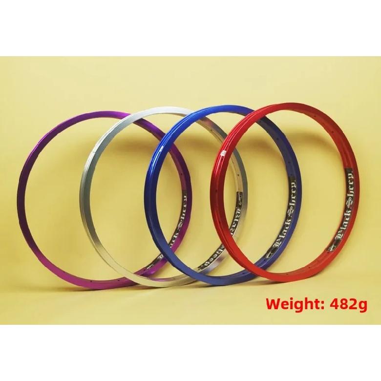 20 Inch Alienation BMX Action Street Bike Circle Double Layer Rim 36 Holes  Bicycle Racing Cycling Wheel Rim