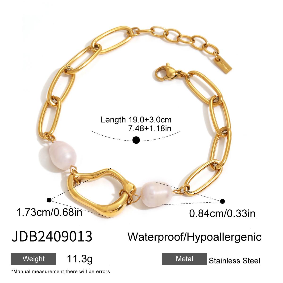 JYL TS Bracelet Necklace Clavicle Chain Enhances Dignity & Blessings JDB2409013 розовый коричневый