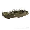 רכב לחימה אמפיבי מורכב 4D צבאי 1/72 מורכב מתנה לילד צעצוע רכב צבאי