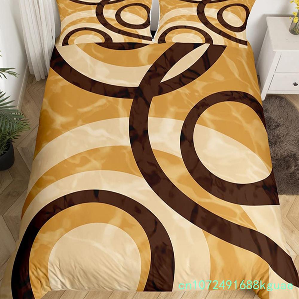 Gray Black Red Swirl Duvet Cover Set King Trippy Stripe Geometric Bedding Set Microfiber Farmhouse Abstract Geometry Quilt Cover