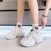 Sneakers Women's Shoes 2025 New Spring and Summer High-value Platform White Shoes Versatile Dad Shoes Casual Breathable Trendy Shoes