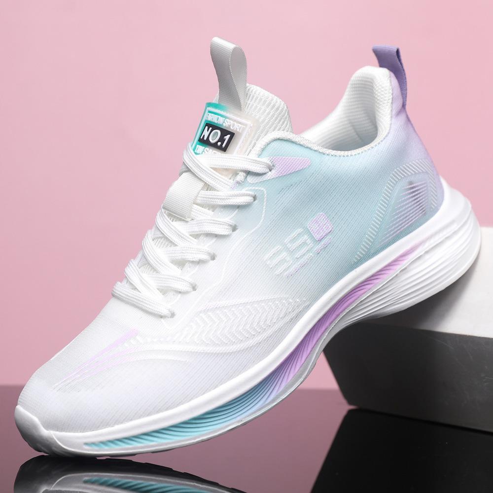 

2025 summer cold sticky mesh running shoes body test racing sports shoes students lightweight breathable running soft-soled men s shoes 40