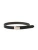 [BEAMS] Leather Belt, Square Buckle, Men's, BLACK, FREE, 11520004905