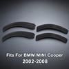 Cooper R50 R52 R53 2002-2008 Acabamento do Arco da Roda Dianteira Cobertura do Para-lama Conjunto de Para-lamas