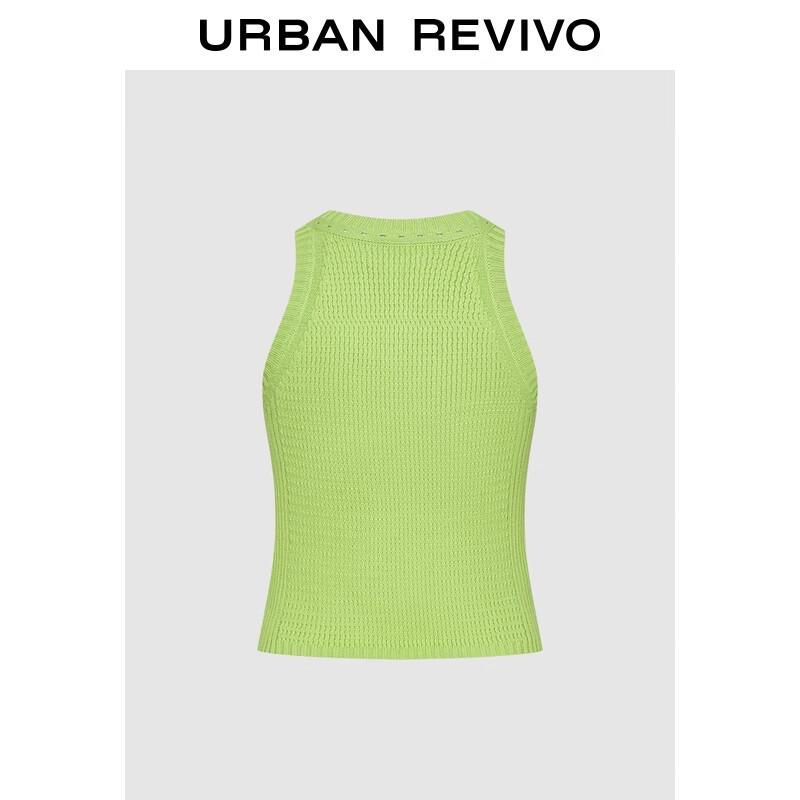 UR 2025 Autumn Resort Beaded Sleeveless Knit Top