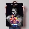 Joe Frazier Boxer Metal Posters Custom Vintage Metal Signs Wall Art Retro Tin Plaque for Man Cave Bedroom Decoration Gaming Home