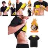 Mens Premium Neoprene Sauna Tshirt For Body Shaping Waist Reduction And Enhanced Comfort