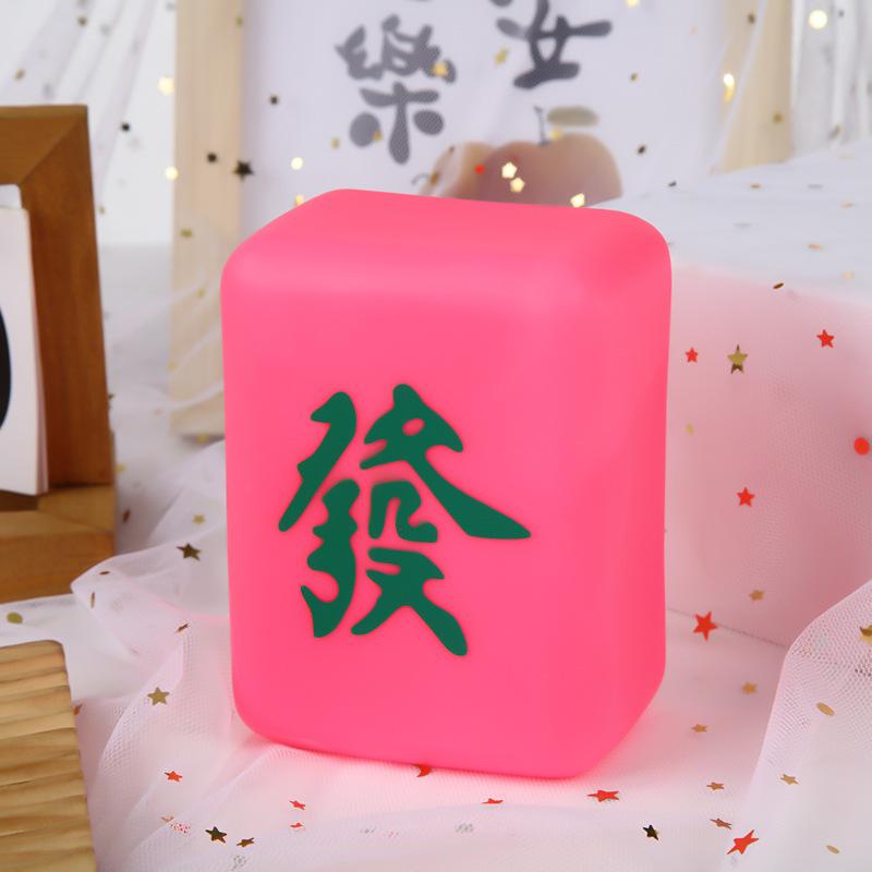 Chinesisches Mahjong-Nachtlicht, sanftes Licht, Augenschutz, LED-Schlaf, kreative Beleuchtung