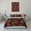 Golden and Silver Pinecones. Bedding Sets Duvet Cover Sets Duvet Covers Pillowcases(1 * Duvet Cover 2 * Pillowcases Without Duvet Insert)