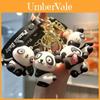 Silicagel Cartoon Panda Schlüsselanhänger Lustig und Niedlich Zur Taschen Dekoration Und Schlüssel Zubehör