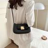 Minimalist Small Pu Bag With Top Flap For Daily Wear And Street Style