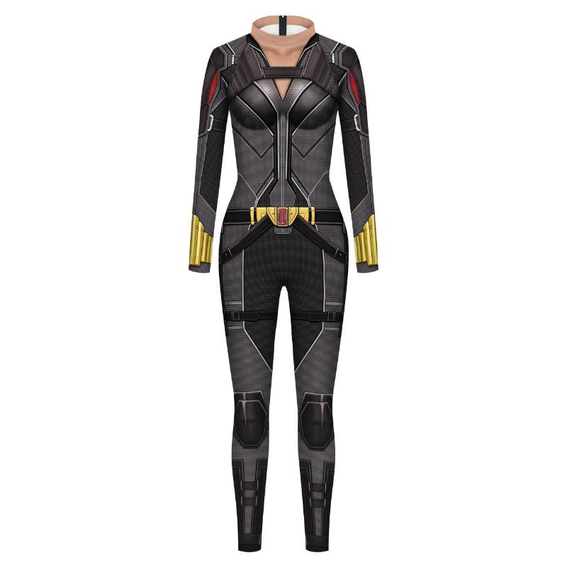 Roboter Punk Skelett Steampunk 3D Digitaldruck Cosplay Kostüm Damen Spandex Zentai Bodysuits Jumpsuits