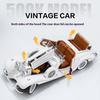 1:18 1936 Mercedes Benz 500K Classic Vintage Vehicle Alloy Metal Diecast Car Model Sound and Light Collection Hobby Gift For Boy