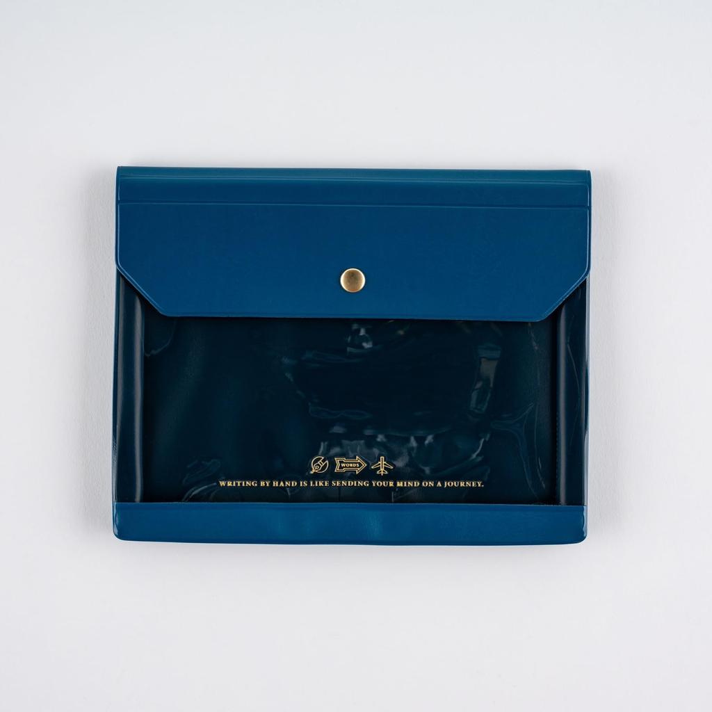 Hobonichi Techo Aileron Document Case for A6 Planners, Navy