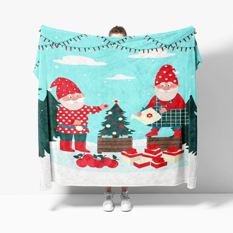 Wohndekoration Plüsch Überwurf Sofadecke Tagesdecke Bett flauschig weiche Decken Dekor Plaid Modern Halloween Frohe Weihnachten Winter