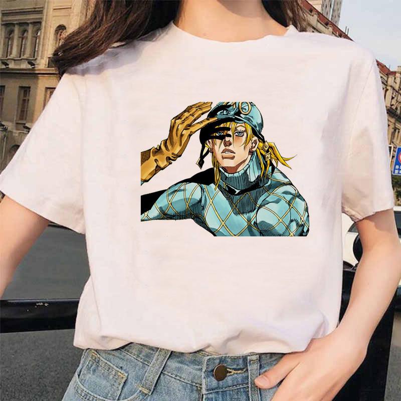 Japan Anime JoJo Bizarní dobrodružství Legrační trička pro muže žena Tričko s potiskem Pro volný čas Jojo T