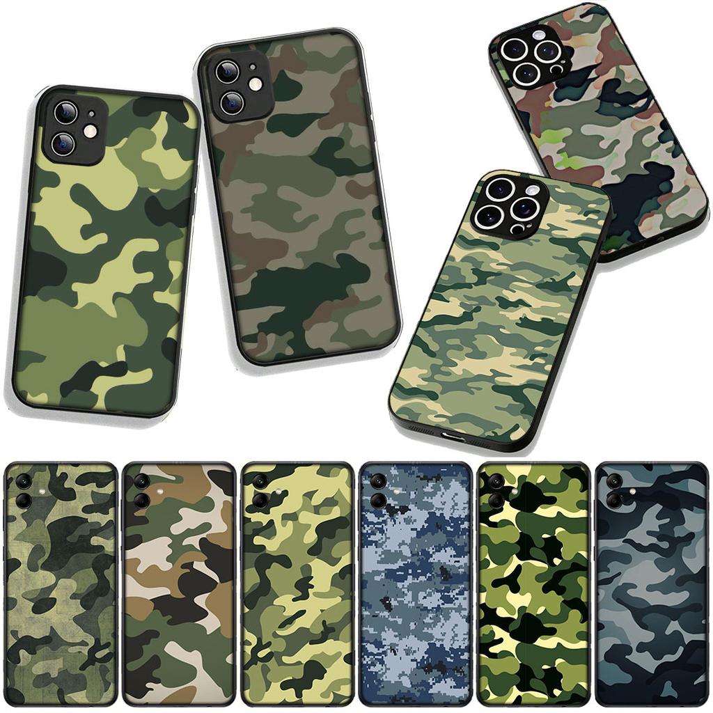 Phone Cover Camo Military Army Camouflage Pattern for Apple iPhone 17 11 16 Pro XS Max XR 6 7 8 Plus + 16E SE 2020 Air 5 8+ Case