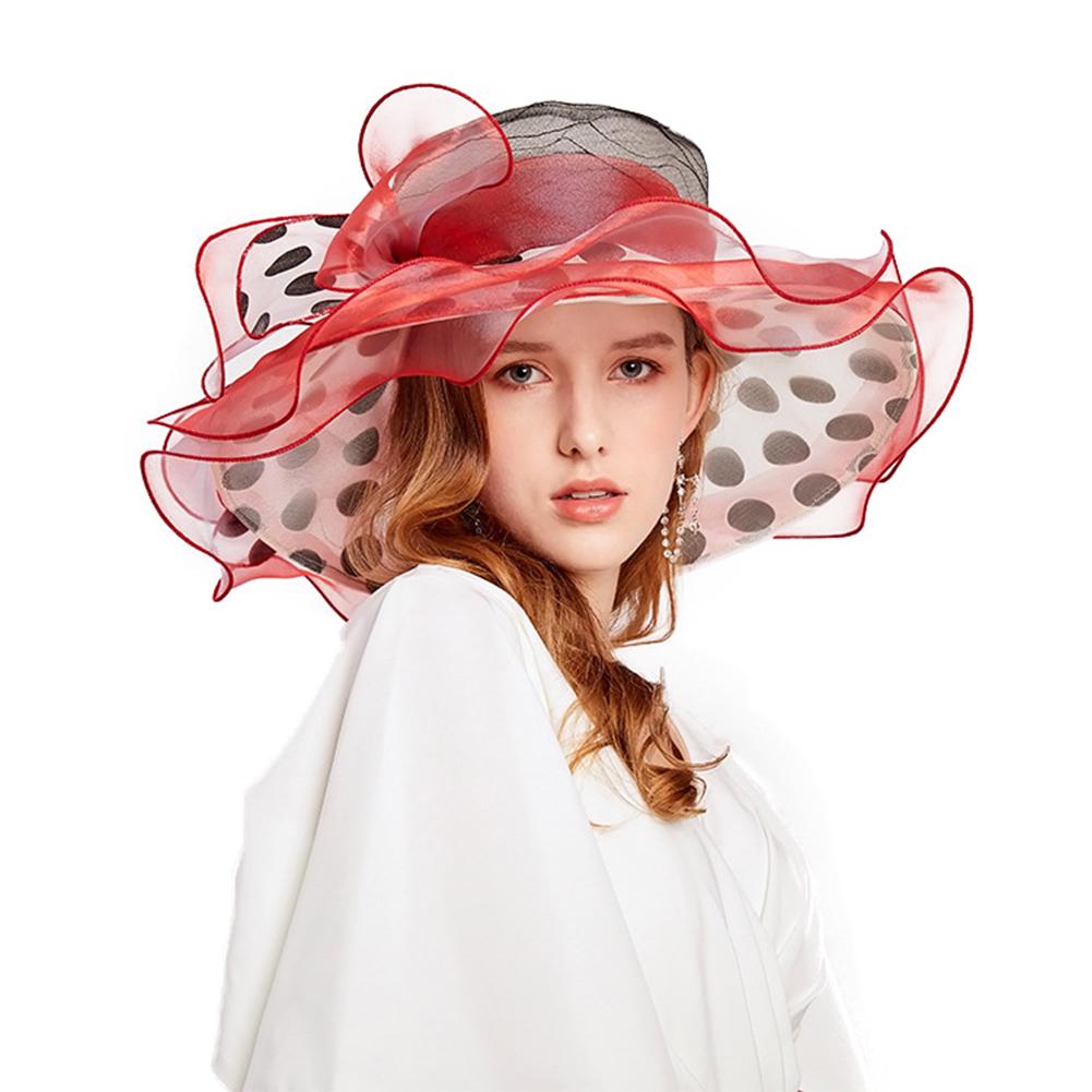 Buy Ladies Floral Fascinator Polka Dot 