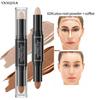 Stick Duo Contouring, Evidenziatore e Ombra in Crema a Doppia Estremità, Correttore Impermeabile a Coprenza Totale, Trucco Finish Naturale per Tutti i Tipi di Pelle
