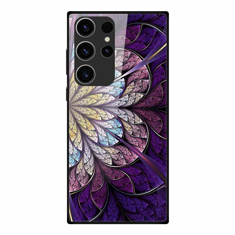 Phone Case For Samsung S23 Ultra Back Cover Case Tempered Glass Soft Funda For Samsung Galaxy S23 Plus Case S 23 + Ultra Coque