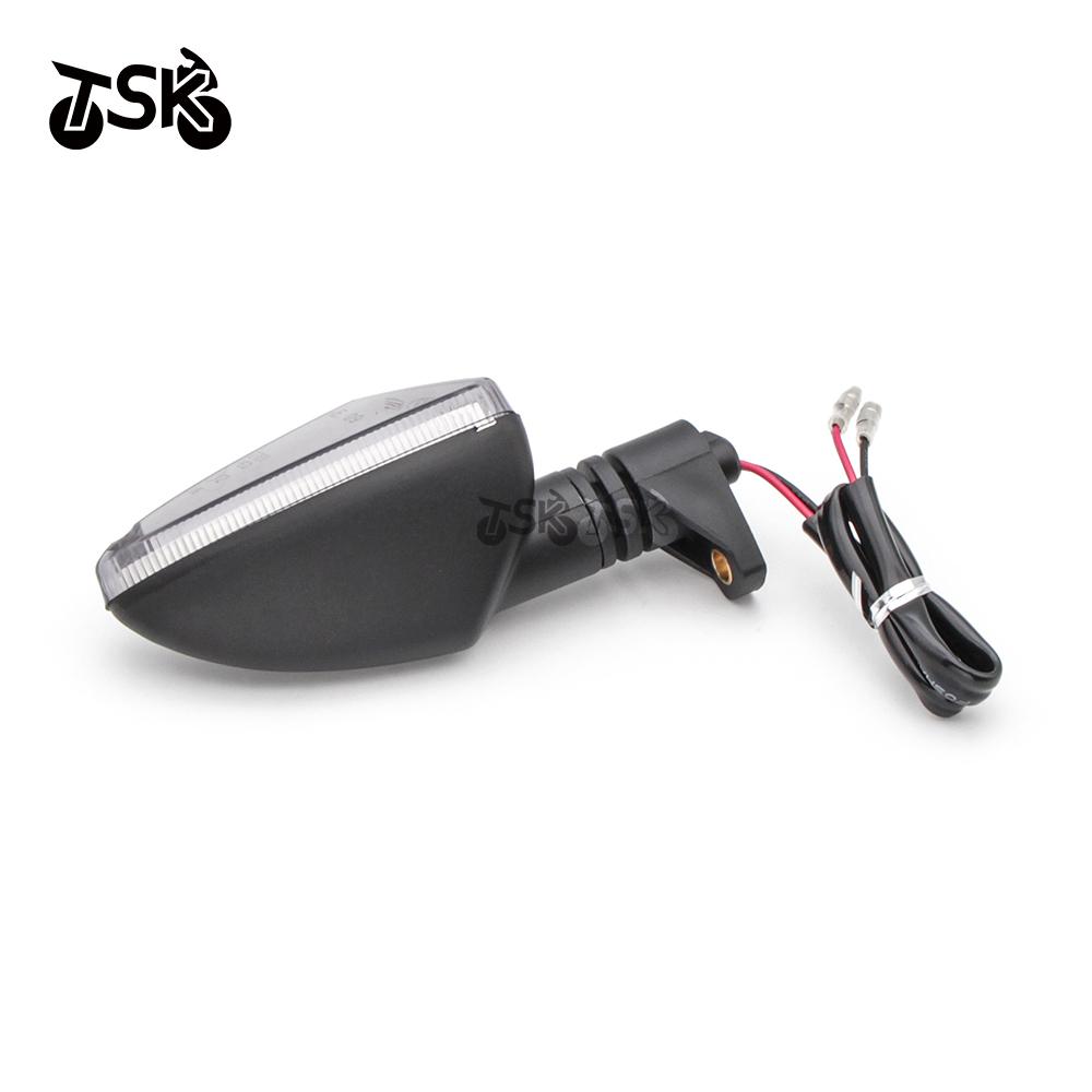 1 Pair Smoke or Clear Motorcycle Turn Signal Light Lamp Indicator For Triumph Daytona 675R 2011-2015 Tiger 800XC 2011-2015