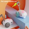 Turbo Tail Cat Toy Interactive Cat Mouse Toy USB Rechargeable Automatic Moving Teaser Toy for Indoor Cats