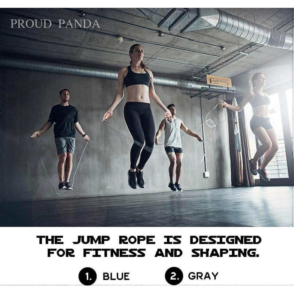 Weighted Jump Rope Workout - 1LB Professional Jump Rope with Adjustable Length, Silicone Comfort Grip, Heavy Duty Skipping Rope for Adult Fitness Wome