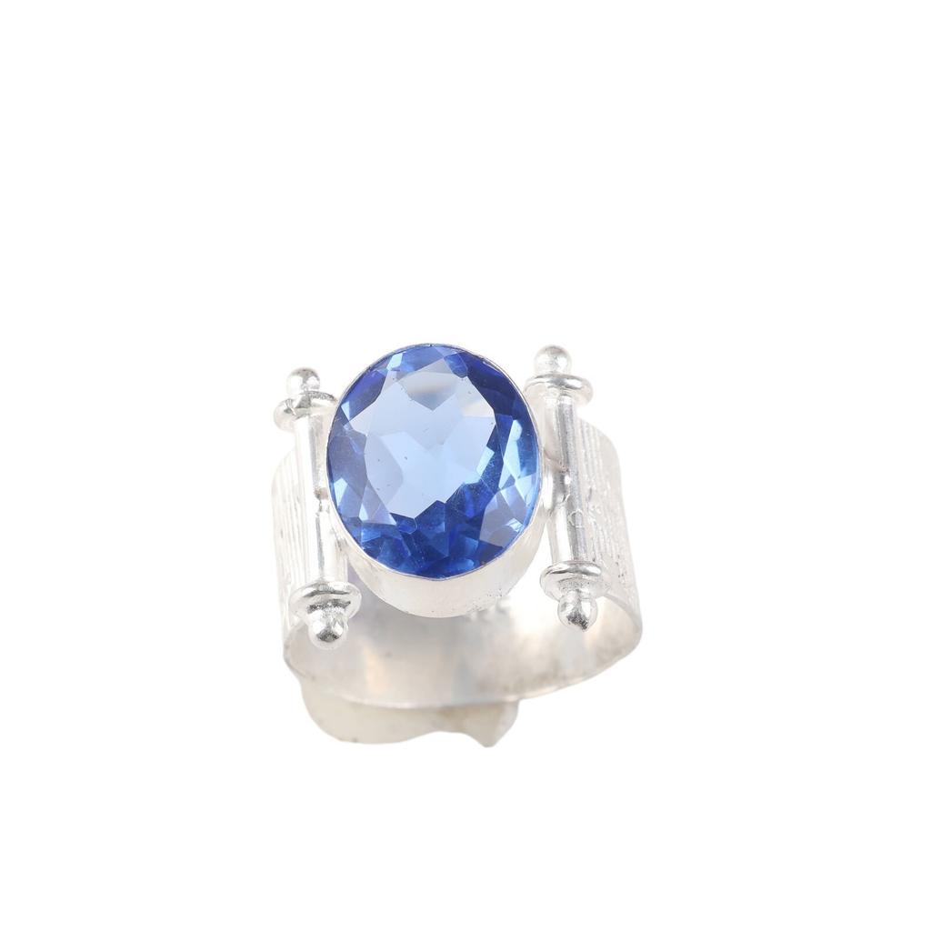 Natural Tanzanite Gemstone 925 Sterling Silver Jewelry Handmade Designer Ring RR-22-9