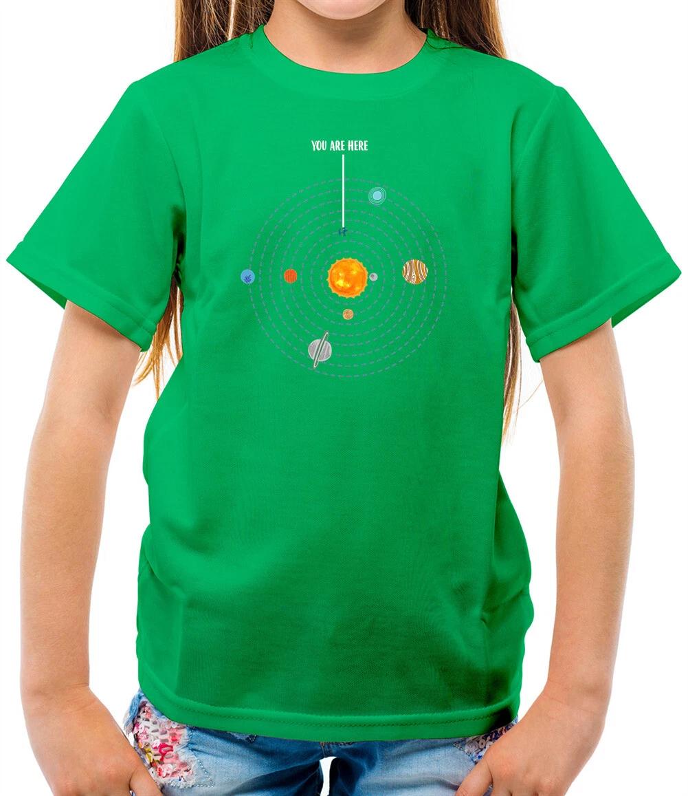 

You Are Here - Kids T-Shirt - Space - Earth - Planets - Galaxy - Solar System 150
