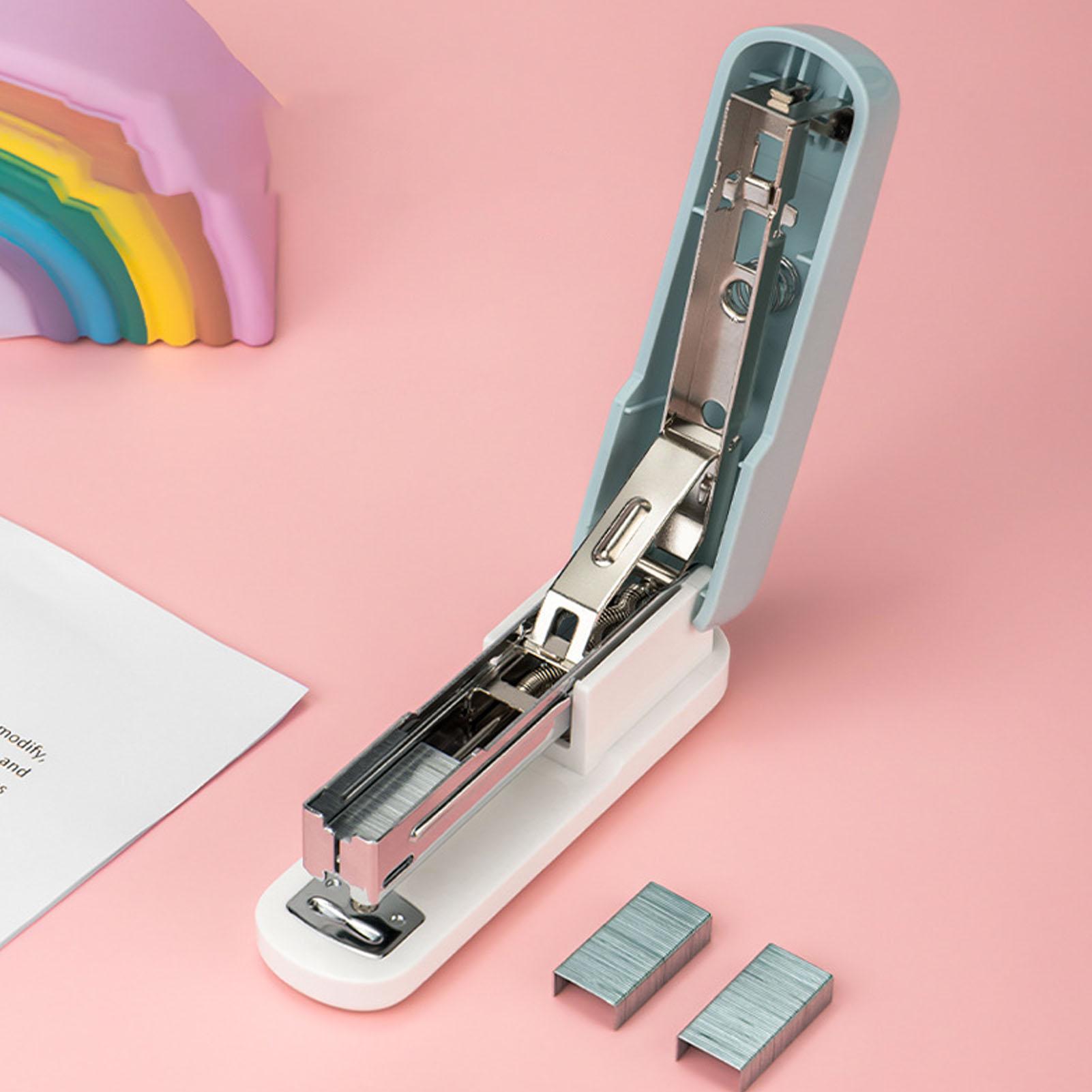 

Stapler Set Stylish Construction Labor Saving Portable Stapler with 12# Staple for School