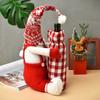 1 Set Christmas Faceless Doll Wine Bottle Cover Christmas Party Wine Bottle Cover Faceless Doll Wine Bottle Sleeve for Party