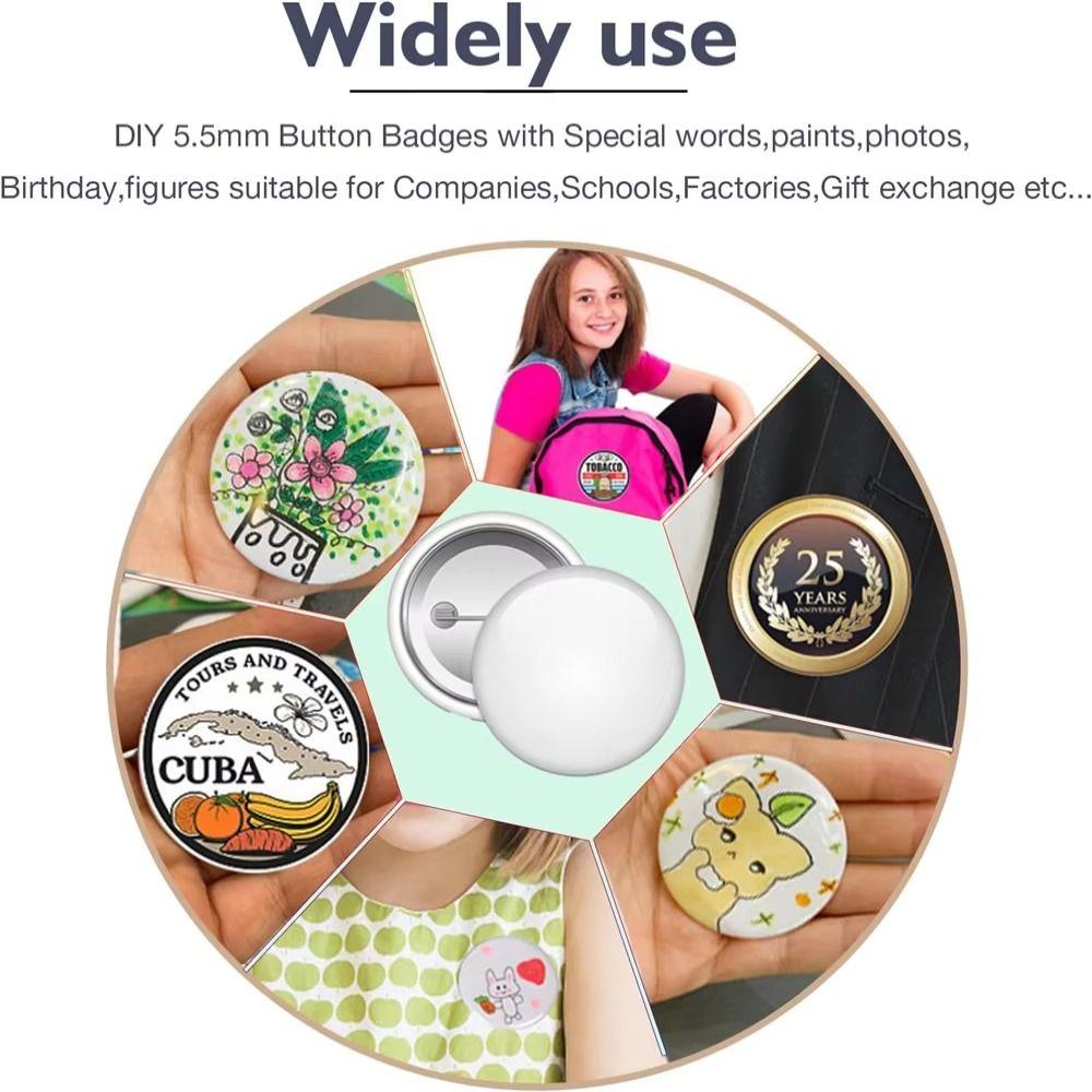 Cute Stickers Badge Maker Machine Punch Press DIY Pin Maker Button Maker Machine  Kids Gift