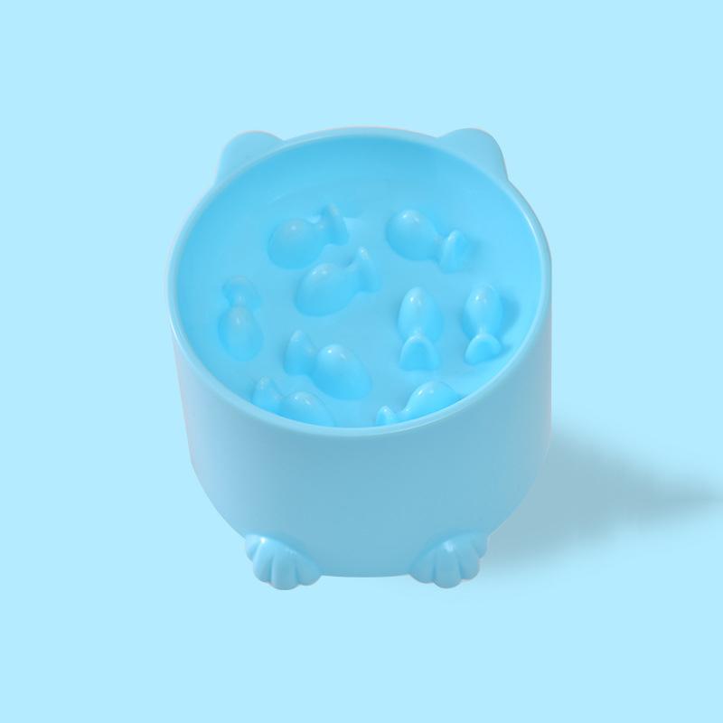 New Cat Bowl Anti-choke and Anti-stop Slow-food Bowl Cat Dog Feeder Basin Cat Slow-food Bowl Pet Supplies