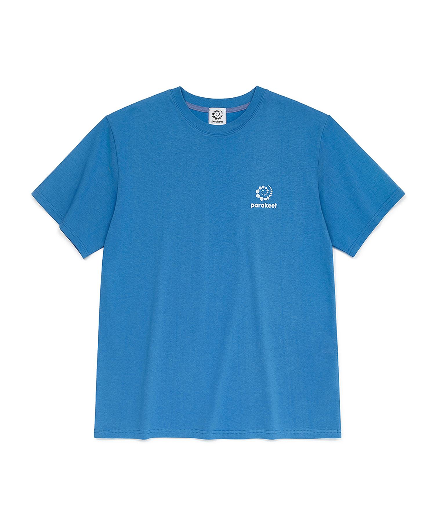 Parakeet Boulder Swirl Logo Tee (Light Blue) L