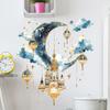 Fantasy Moon Pendant Lamp Castle Wall Sticker Living Room Entrance Wall Decoration Self-Adhesive